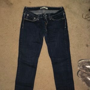 Dark wash Levi jeans